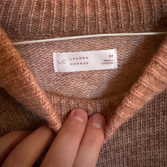 LC Lauren Conrad Long Sleeve Sweater with Button Accents (medium) - Picture 5 of 7